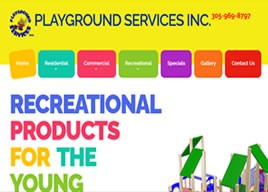 Quality Playsets (Playground Services Inc.) website